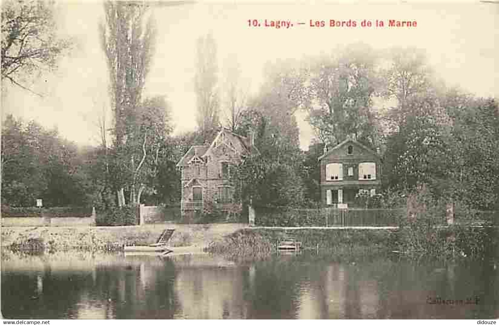 77 - Lagny sur Marne - Les bords de la Marne - CPA - Voir Scans Recto-Verso