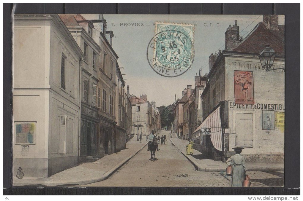 77 - Provins - Rue Saint Thibaut - Colorisée