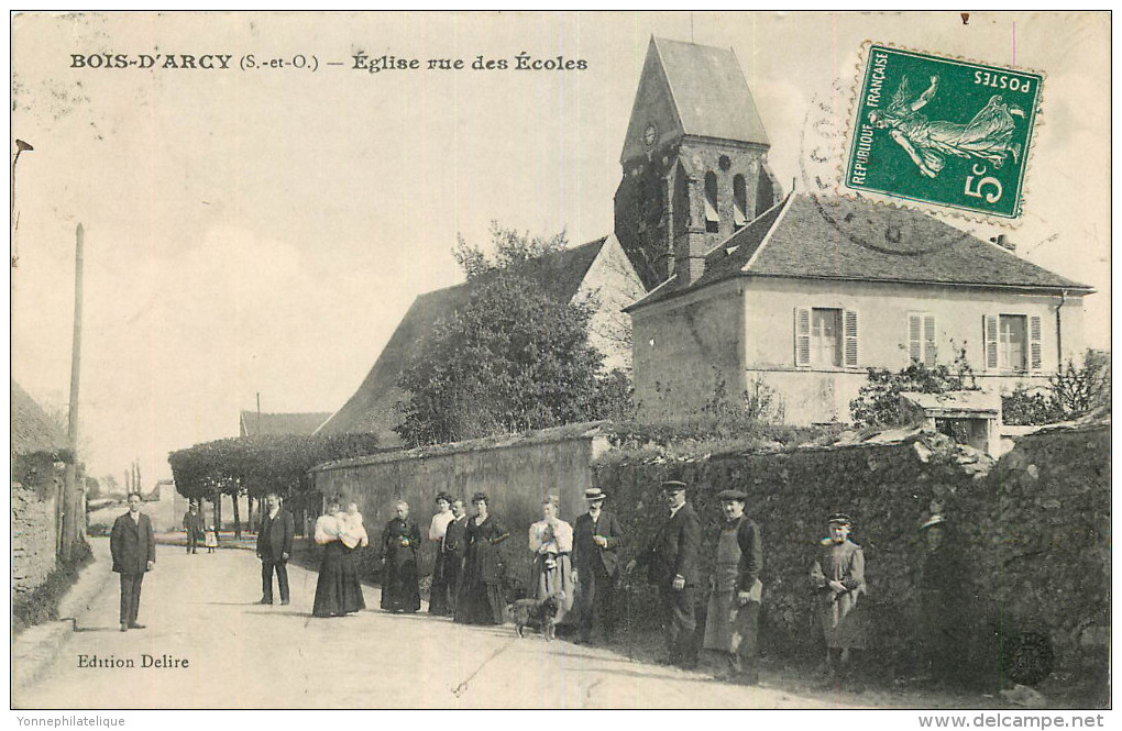 78 - BOIS D'ARCY - Eglise - rue des écoles