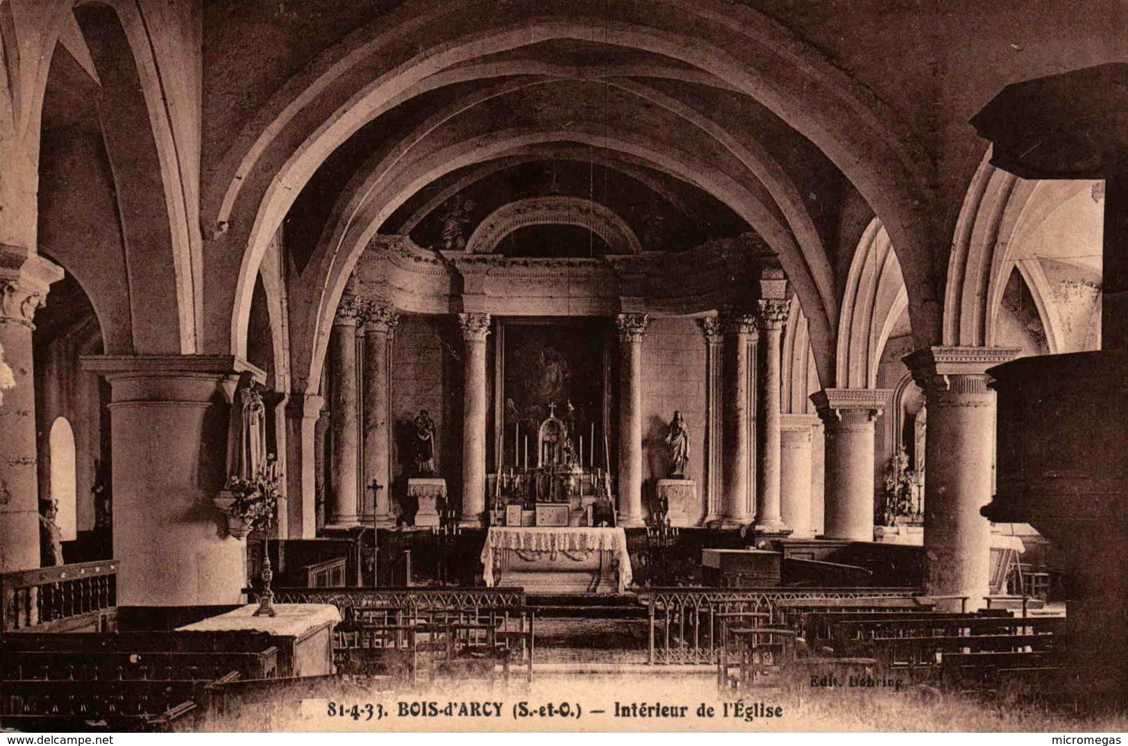 78 - BOIS-d'ARCY - Intérieur de l'Eglise