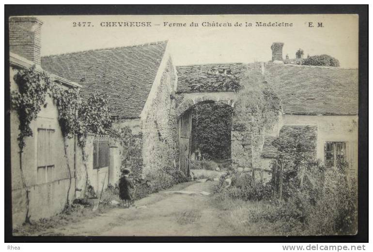 78 Chevreuse 2477. CHEVREUSE - Ferme du Ch?teau Madeleine vallee chevreuse chateau de D78D K78160K C78160C RH012866