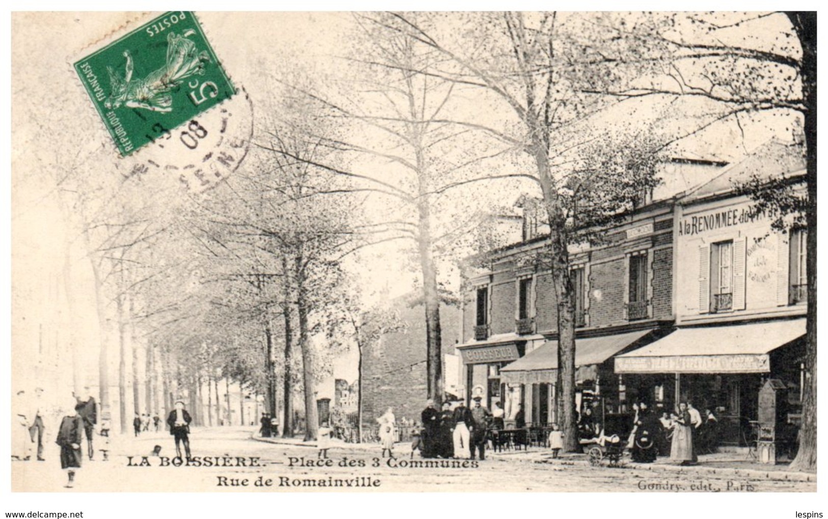 78 - La BOISSIERE --  Place des 3 communes - Rue de Romainville