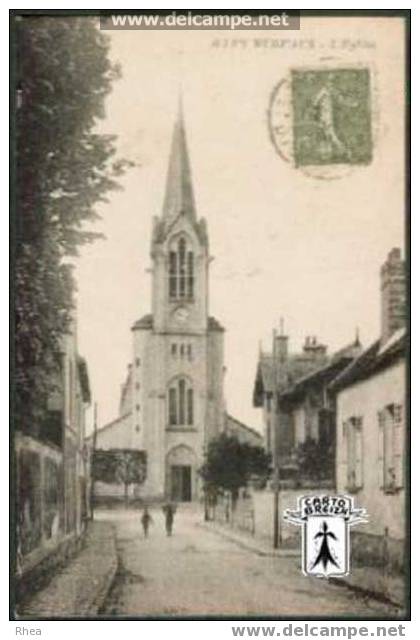 78 Les Mureaux - 6  LES MUREAUX - L'Eglise - cpa