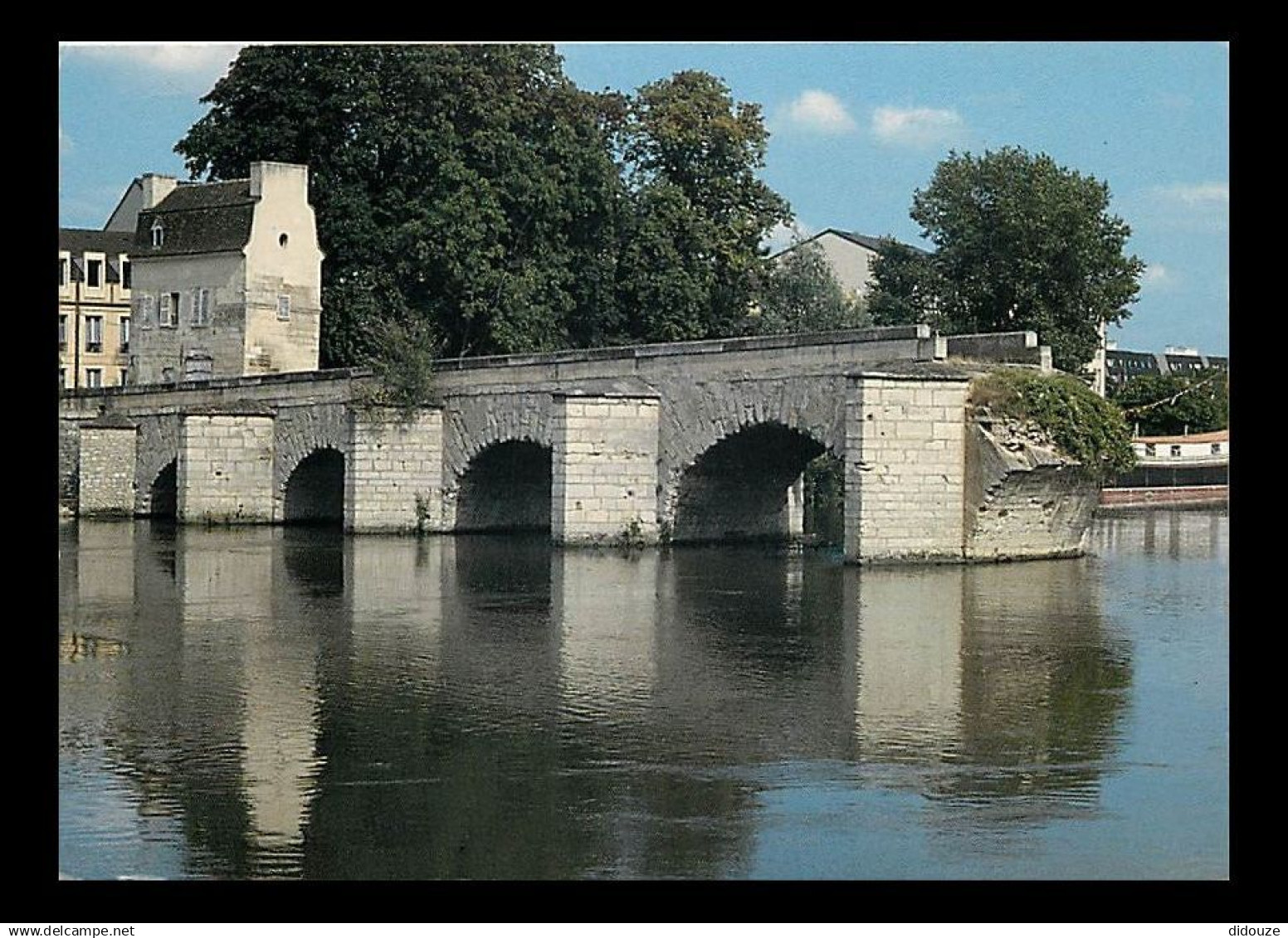 78 - Mantes la Jolie - Le vieux pont de Limay - CPM - Flamme Postale de Mantes la Jolie - Voir Scans Recto-Verso