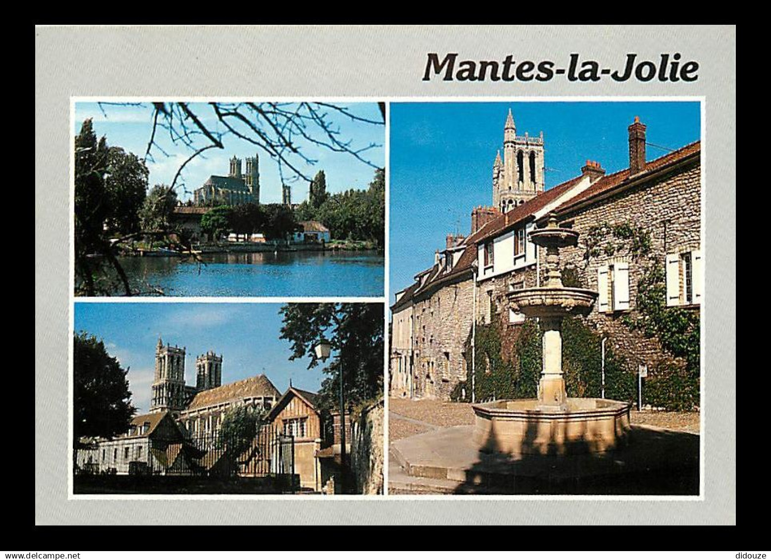 78 - Mantes la Jolie - Multivues - CPM - Flamme Postale de Mantes la Jolie - Voir Scans Recto-Verso