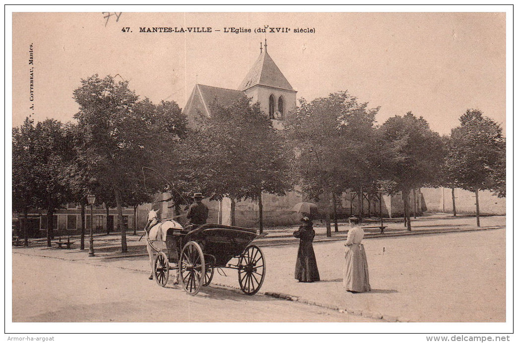 78 MANTES LA VILLE - l'église