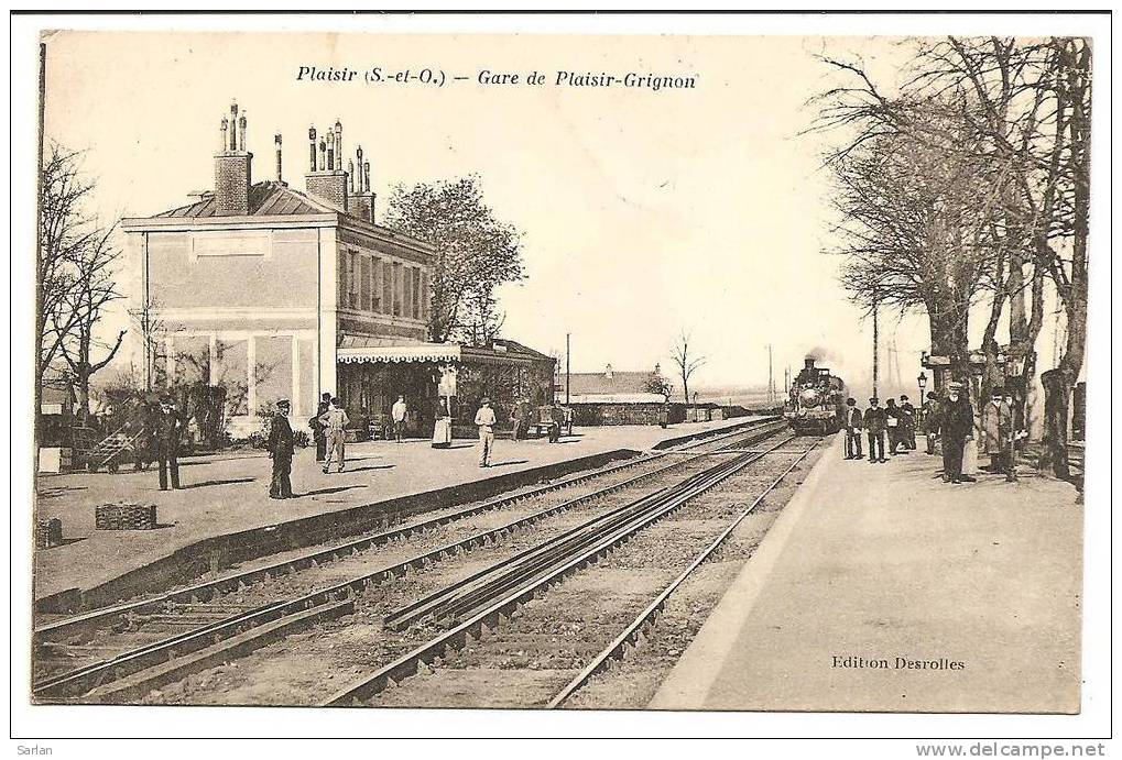 78 , PLAISIR , Gare de Plaisir-Grignon