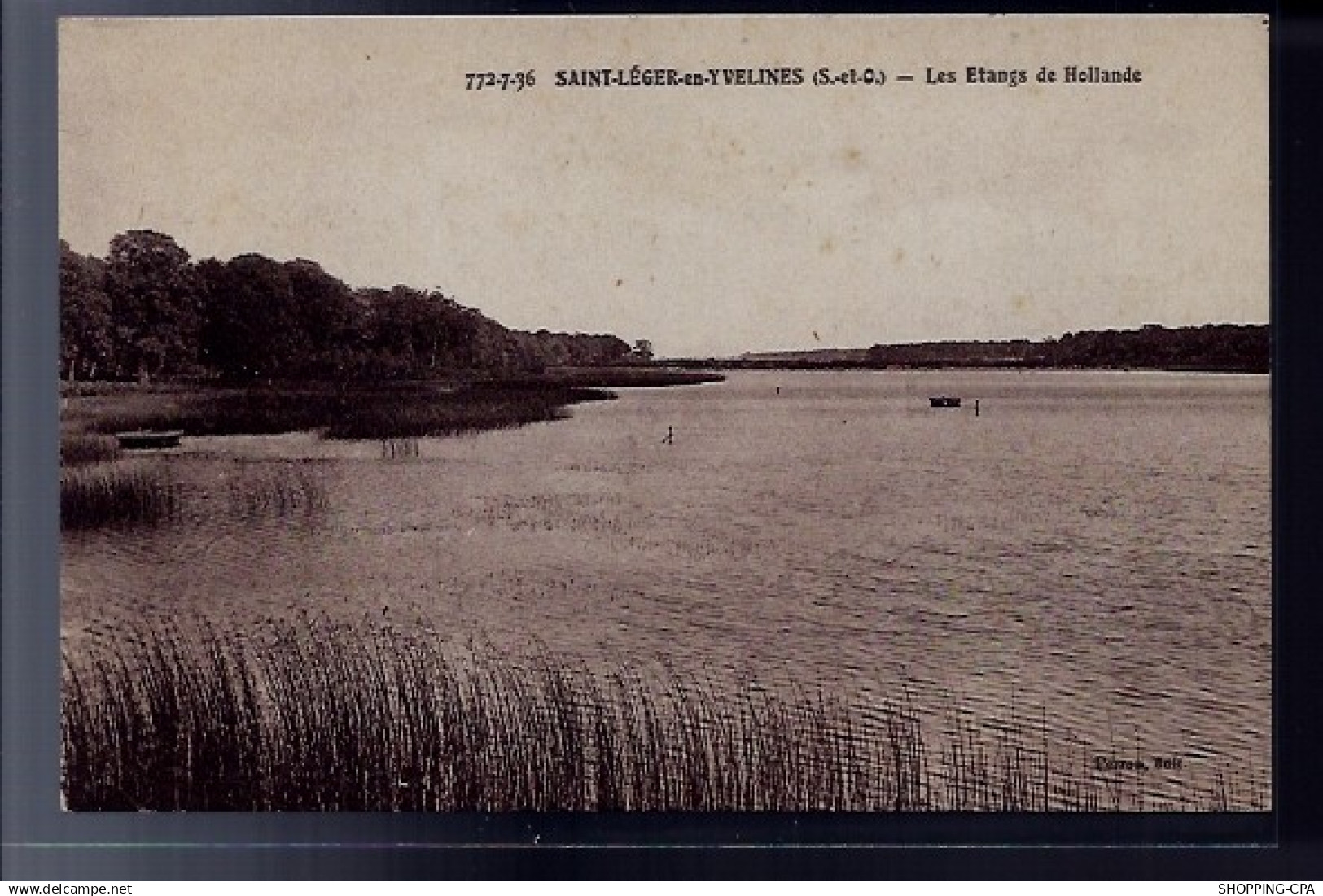 78 -  Saint-Léger-en-Yvelines - les étangs de Hollande - Voyagé - Dos divis