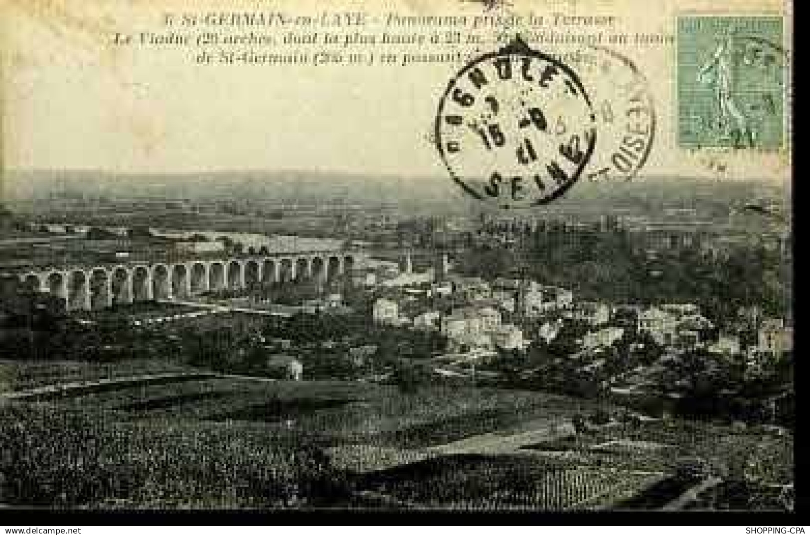 78 - St GERMAIN EN LAYE - PANORAMA ET VIADUC