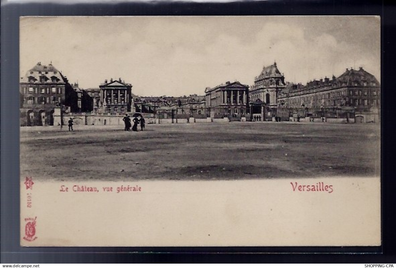 78 -  Versailles - Le château - vue générale - Non voyagé - Dos non divisé