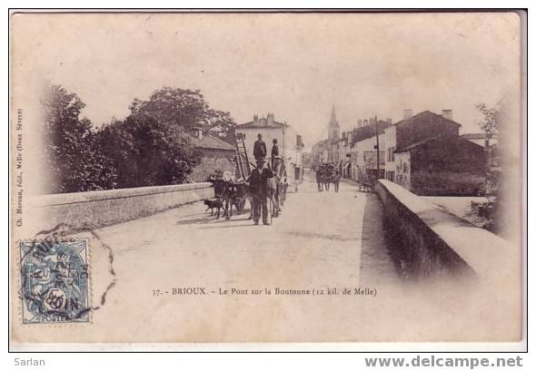 79 , BRIOUX , Le pont sur la Boutonne