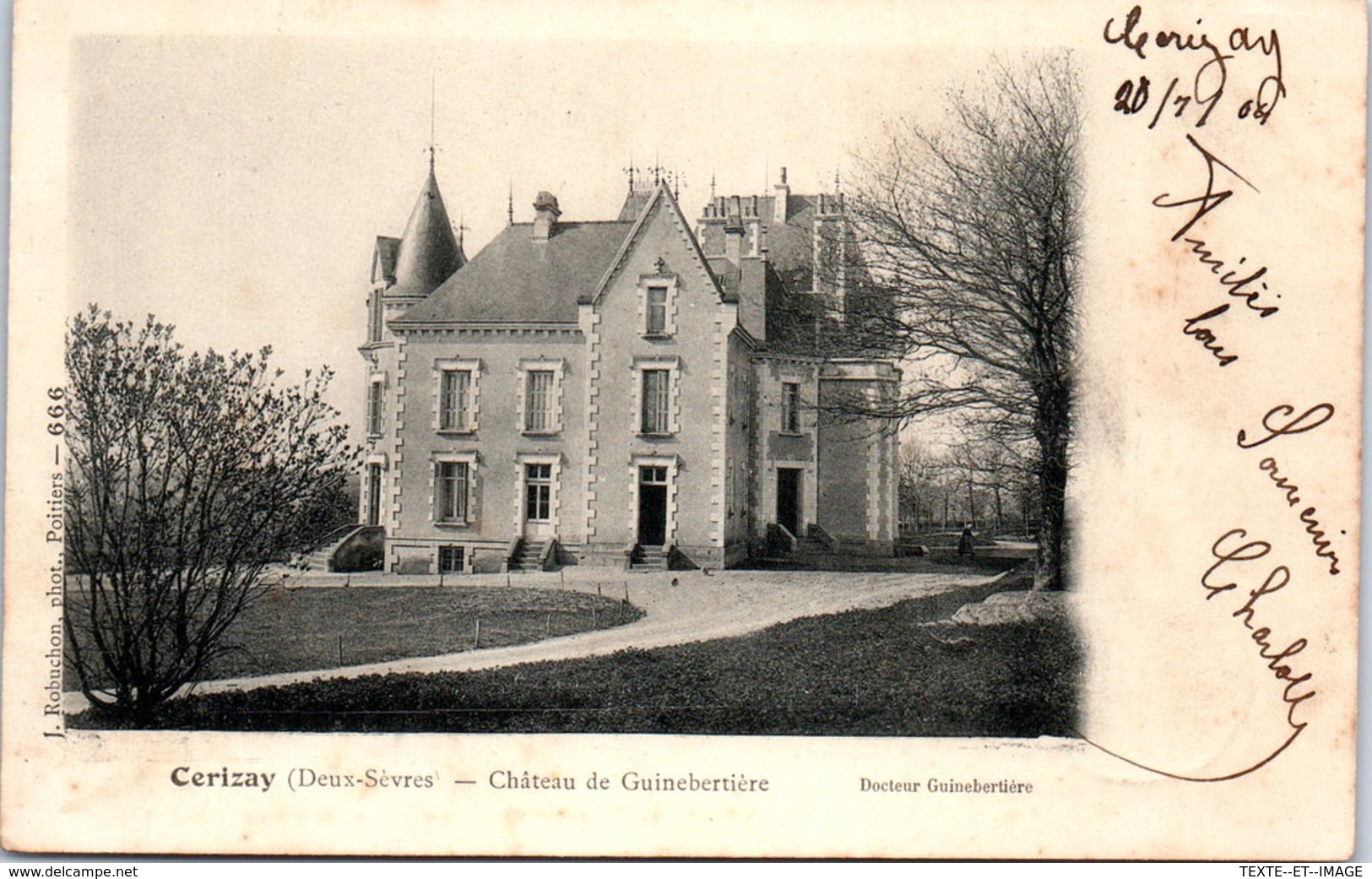 79 CERIZAY - Château de Guinebertière