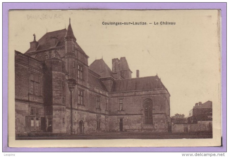 79 - COULONGES sur l'AUTIZE -- Le chateau