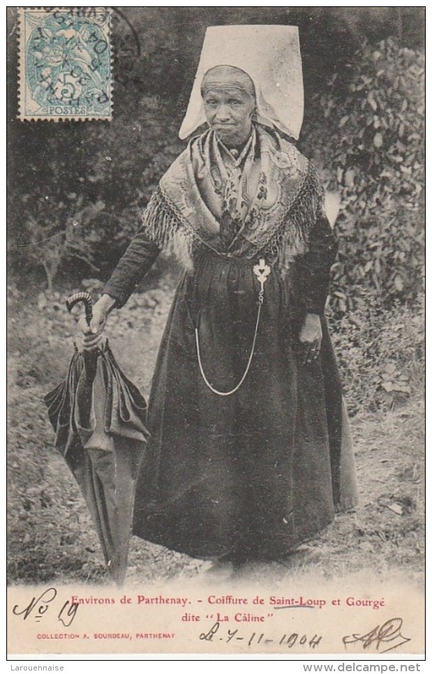 79 - SAINT LOUP -  Coiffure de Saint Loup et Gourgé dite "La Câline"