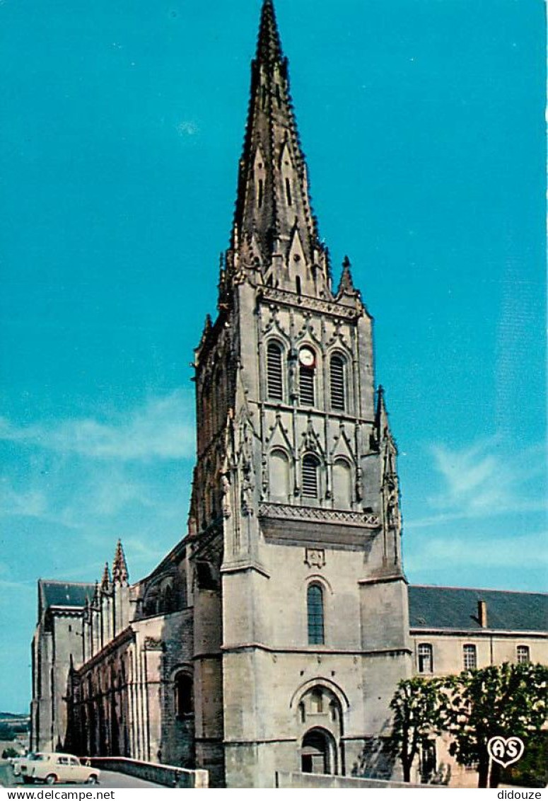 79 - Saint Maixent l'Ecole - L'église Saint-Léger - Automobiles - Carte Neuve - CPM - Voir Scans Recto-Verso