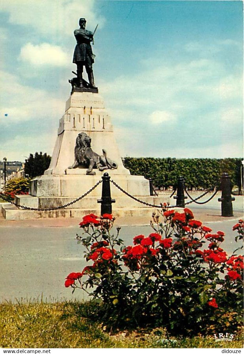 79 - Saint Maixent l'Ecole - Statue du Colonel Denfert-Rochereau - Fleurs - CPM - Voir Scans Recto-Verso