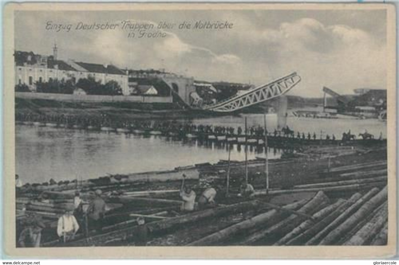 79456  -  BELARUS Беларусь - VINTAGE  POSTCARD -   GRODNO  1916