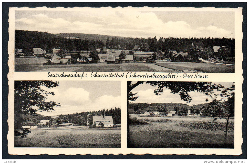 7972 - alte Foto Ansichtskarte - Deutschneudorf i. Schweinitzthal - gel 1938 - Beer