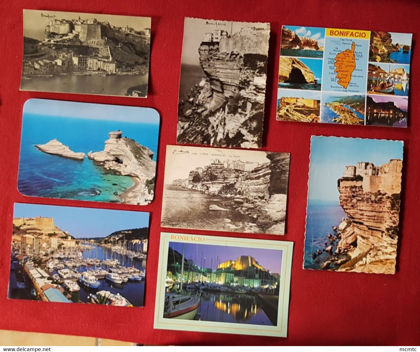 8 cartes -  Bonifacio  - (20) - 2A -  Corse du Sud