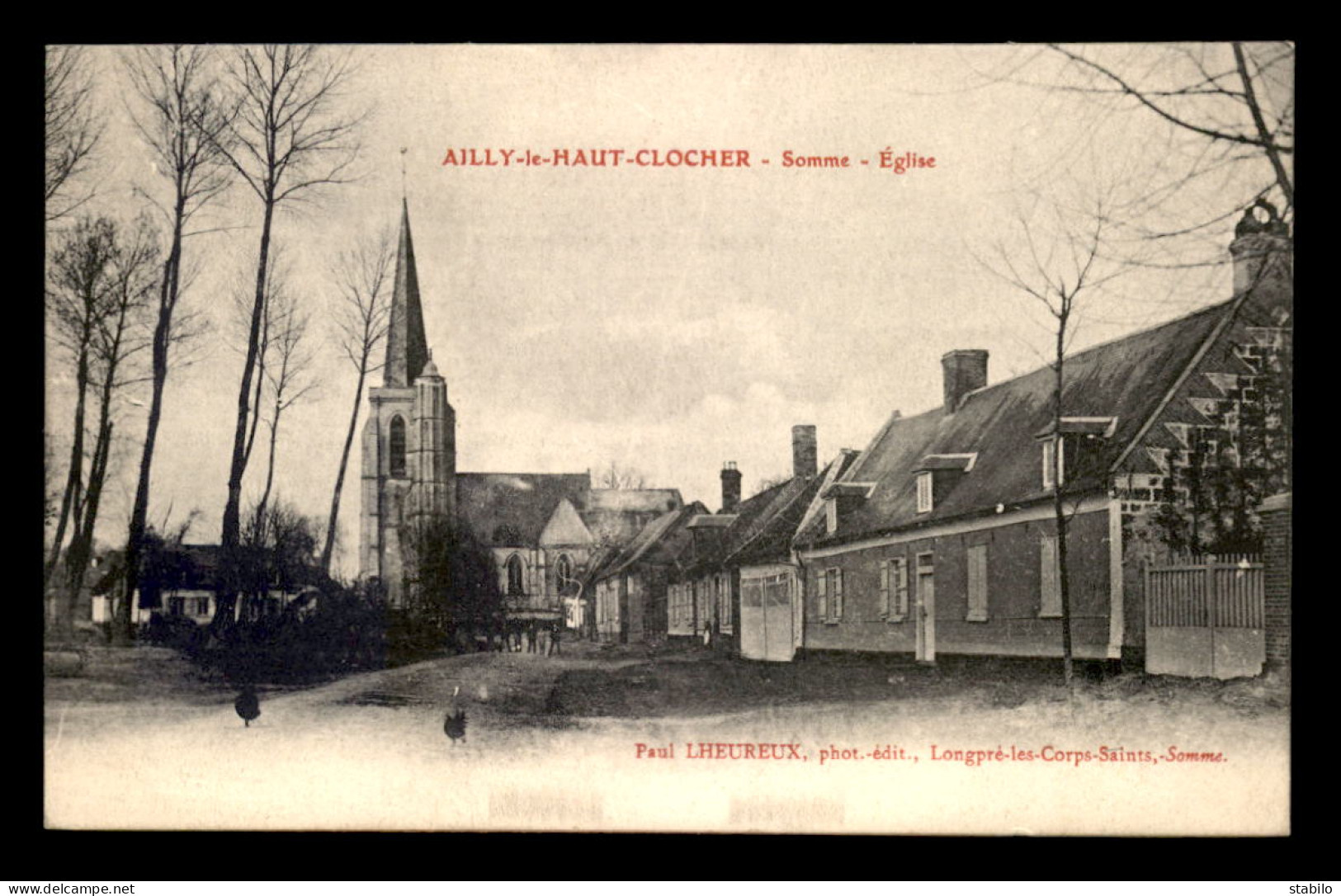 80 - AILLY-LE-HAUT-CLOCHER - L'EGLISE