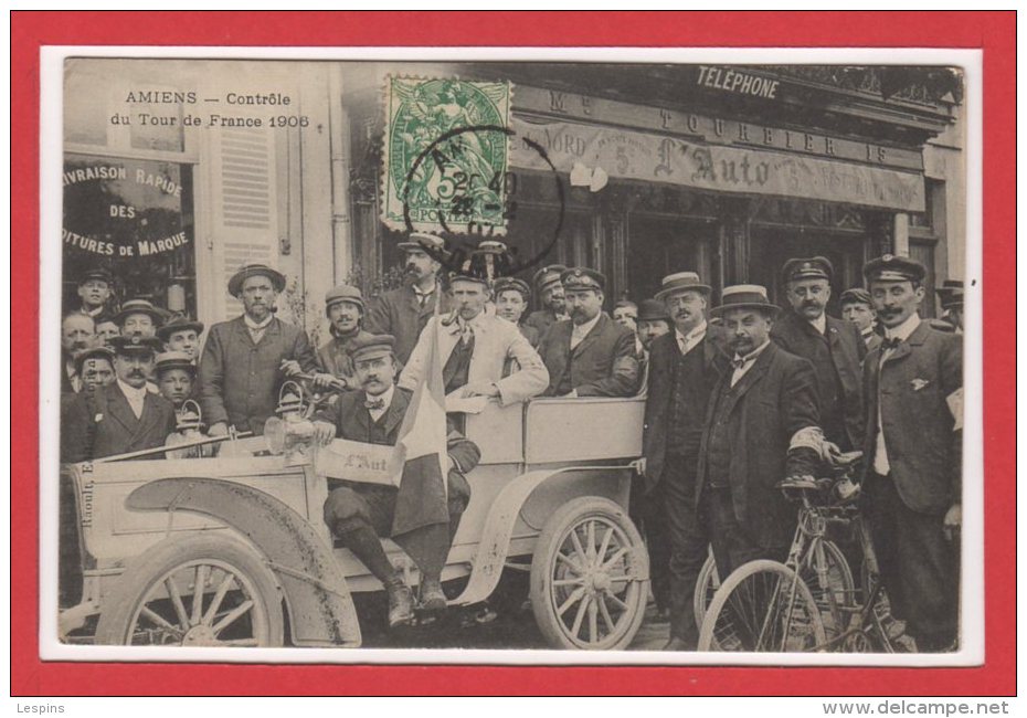 80 - AMIENS --  Controle du Tour de France 1906