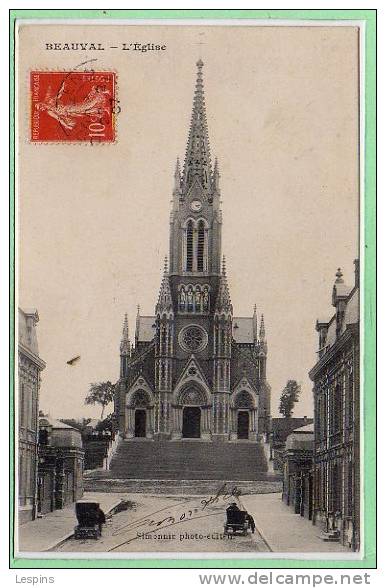 80 - BEAUVAL --  L'Eglise