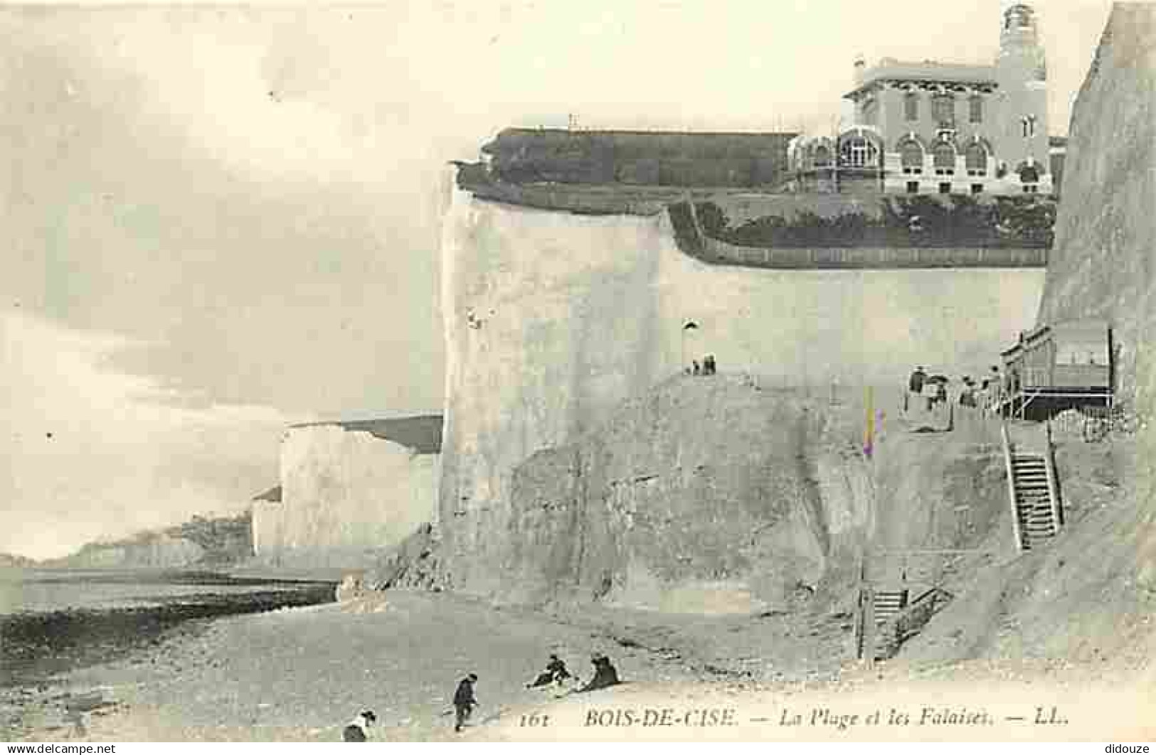 80 - Bois de Cise - La Plage et les Falaises - Animée - CPA - Voir Scans Recto-Verso