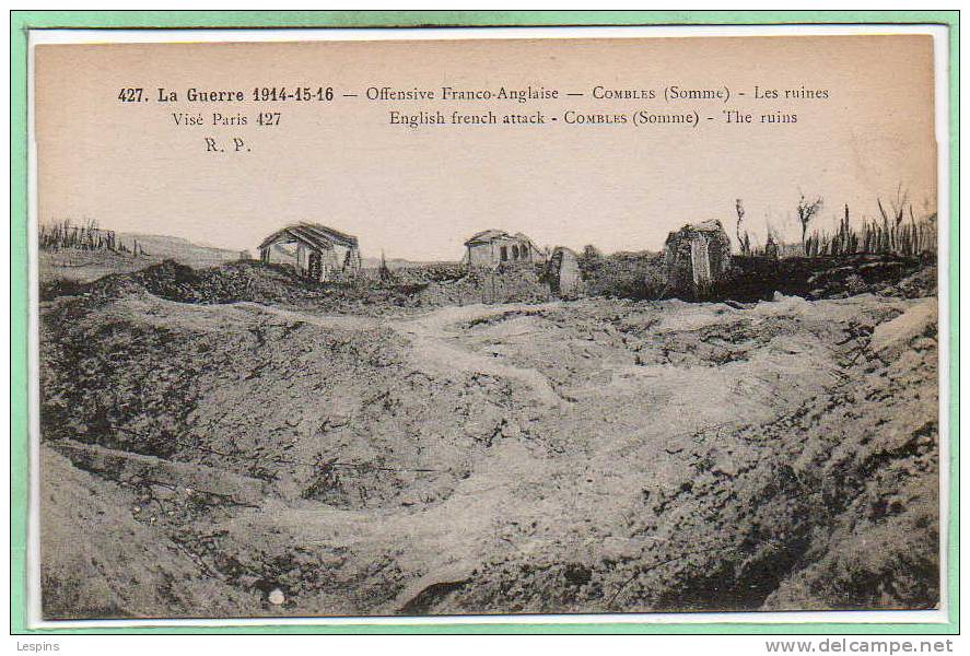 80 - COMBLES -- Les ruines