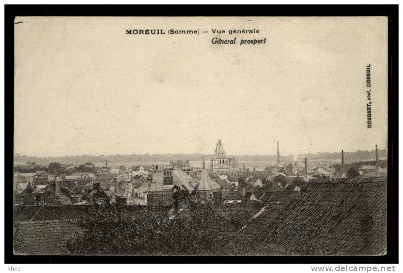 80 Moreuil MOREUIL (Somme) - Vue g?n?rale D80D K80570K C80570C RH013259