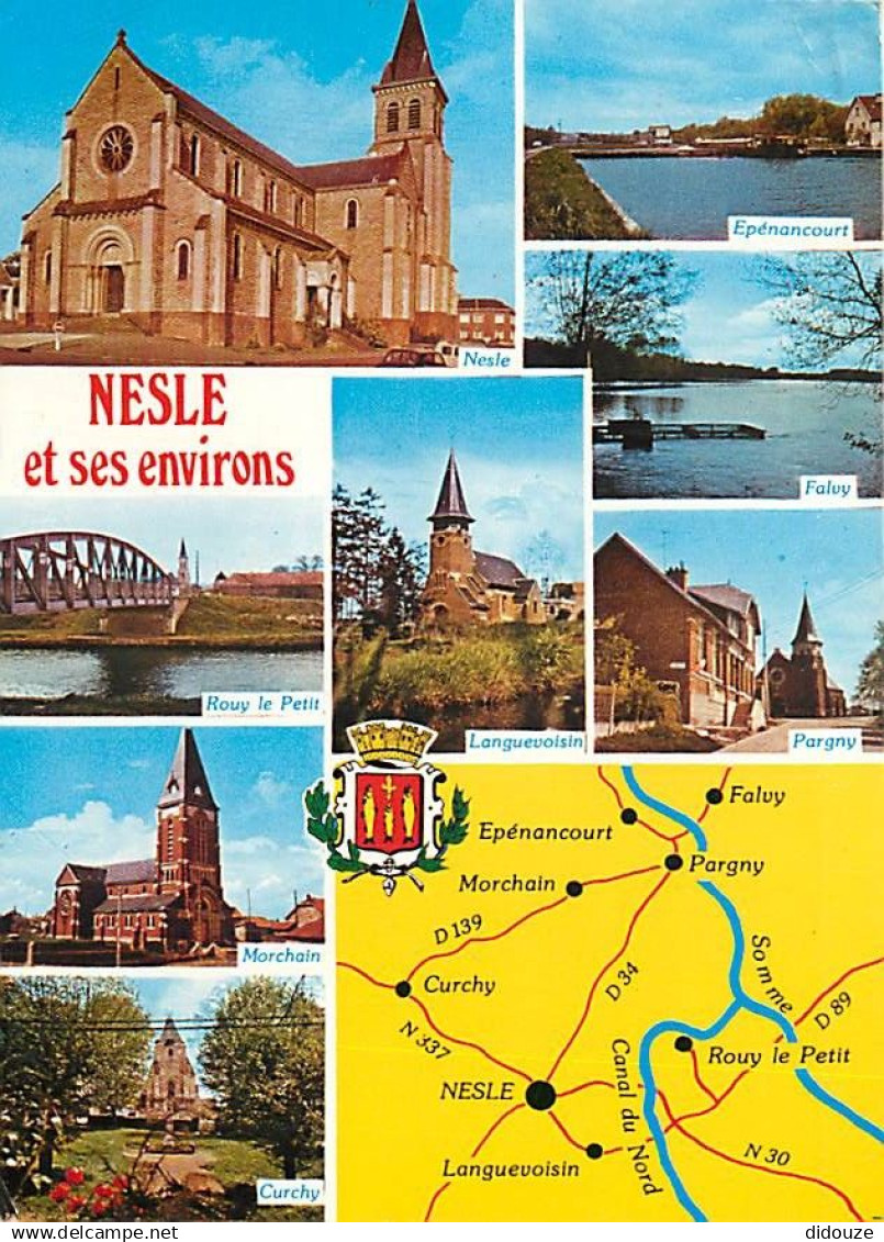 80 - Nesle - Multivues - CPM - Voir Scans Recto-Verso