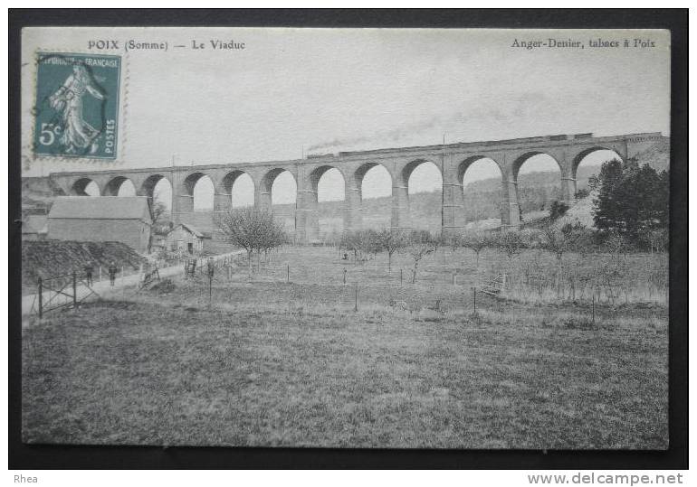 80 Poix-de-Picardie viaduc pont chemin de fer D80D K80630K C80630C RH048565