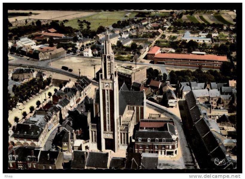 80 Roye ROYE (80. Somme) 176-20 A - Vue panoramique aérienne vue aerienne eglise D80D K80685K C70455C RH006879