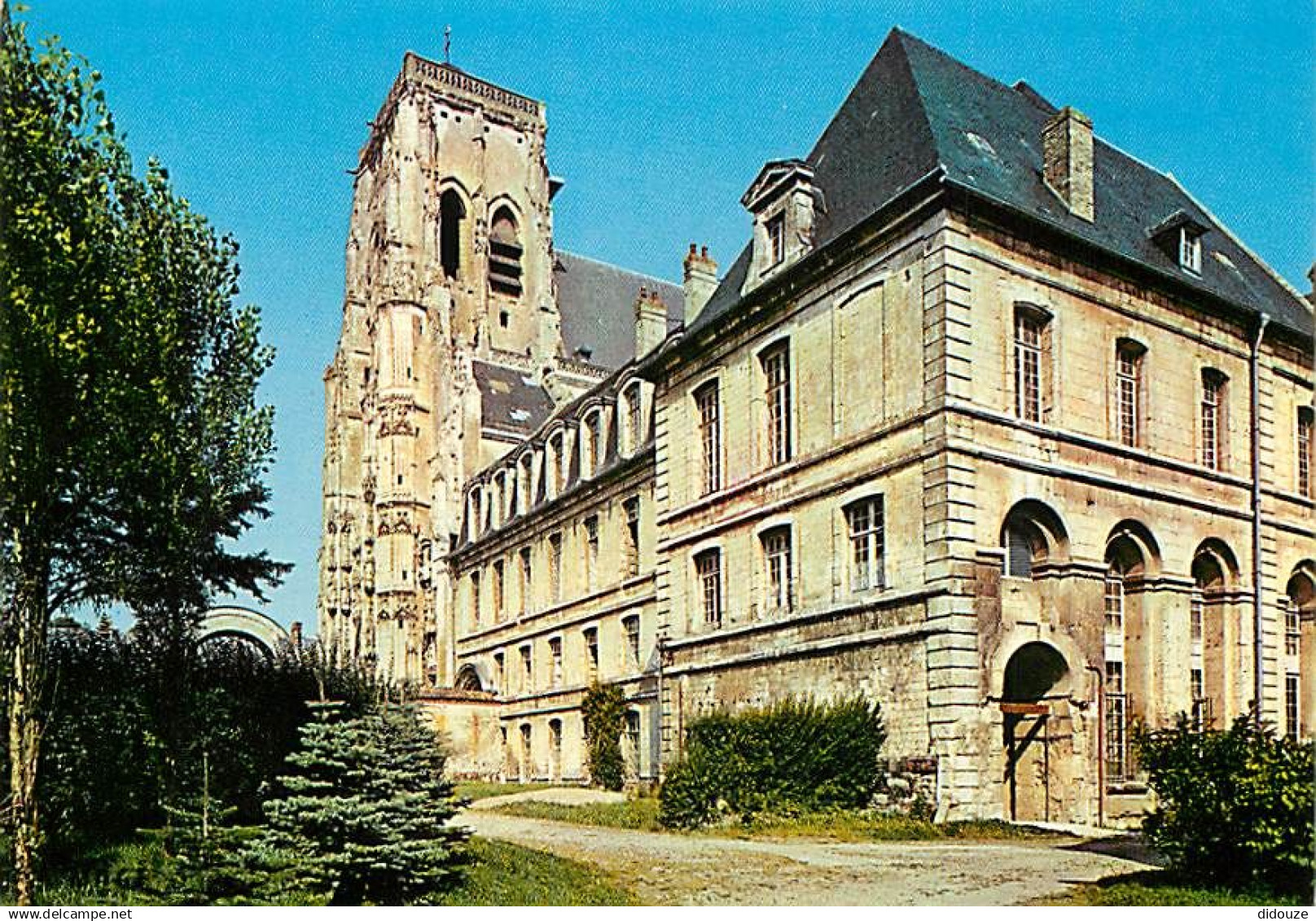 80 - Saint Riquier - L'Abbatiale et l'Abbaye - Carte Neuve - CPM - Voir Scans Recto-Verso