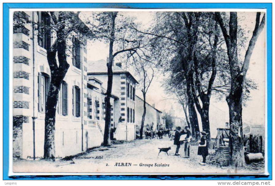 81 - ALBAN --  Groupe scolaire