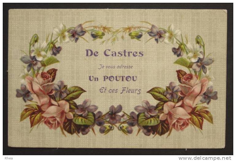 81 Castres fantaisie castres fleurs poutou    D81D  K81065K  C81065C RH016872