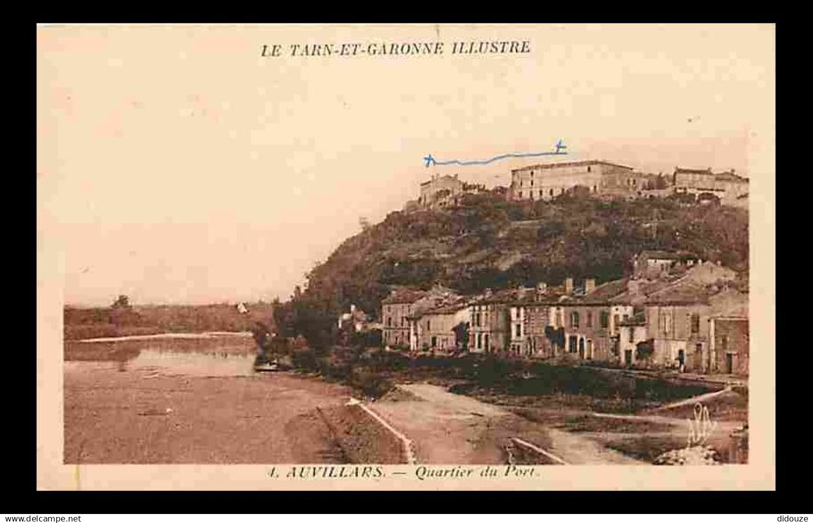 82 - Auvillar - Quartier du Port - Correspondance - CPA - Voir Scans Recto-Verso