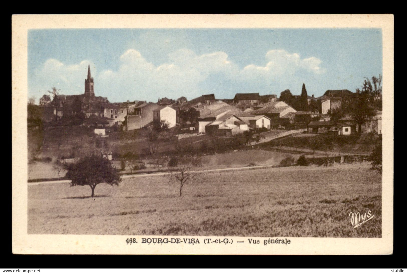 82 - BOURG-DE-VISA - VUE GENERALE