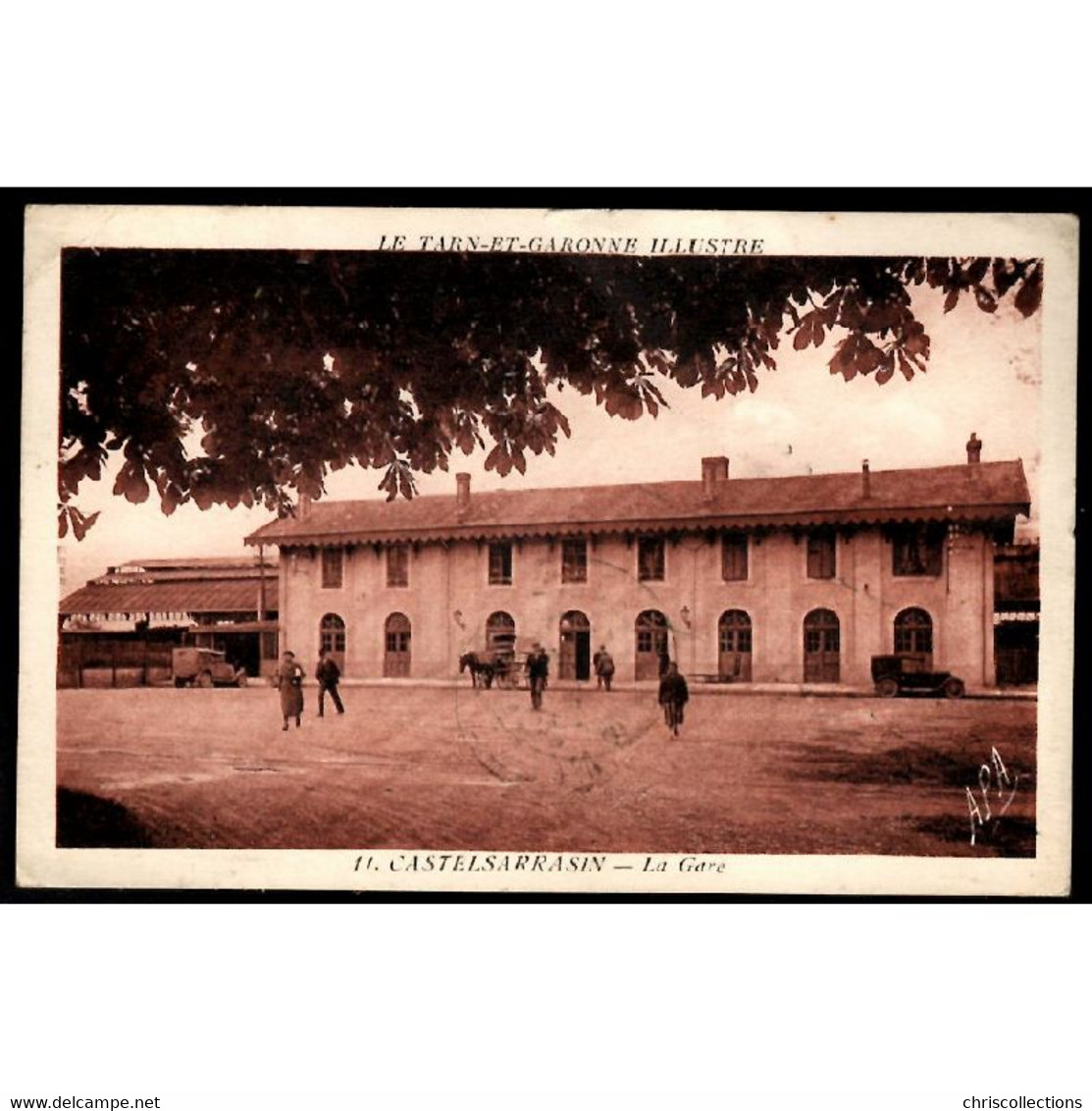 82 - CASTELSARRASIN (Tarn et Garonne) - La Gare