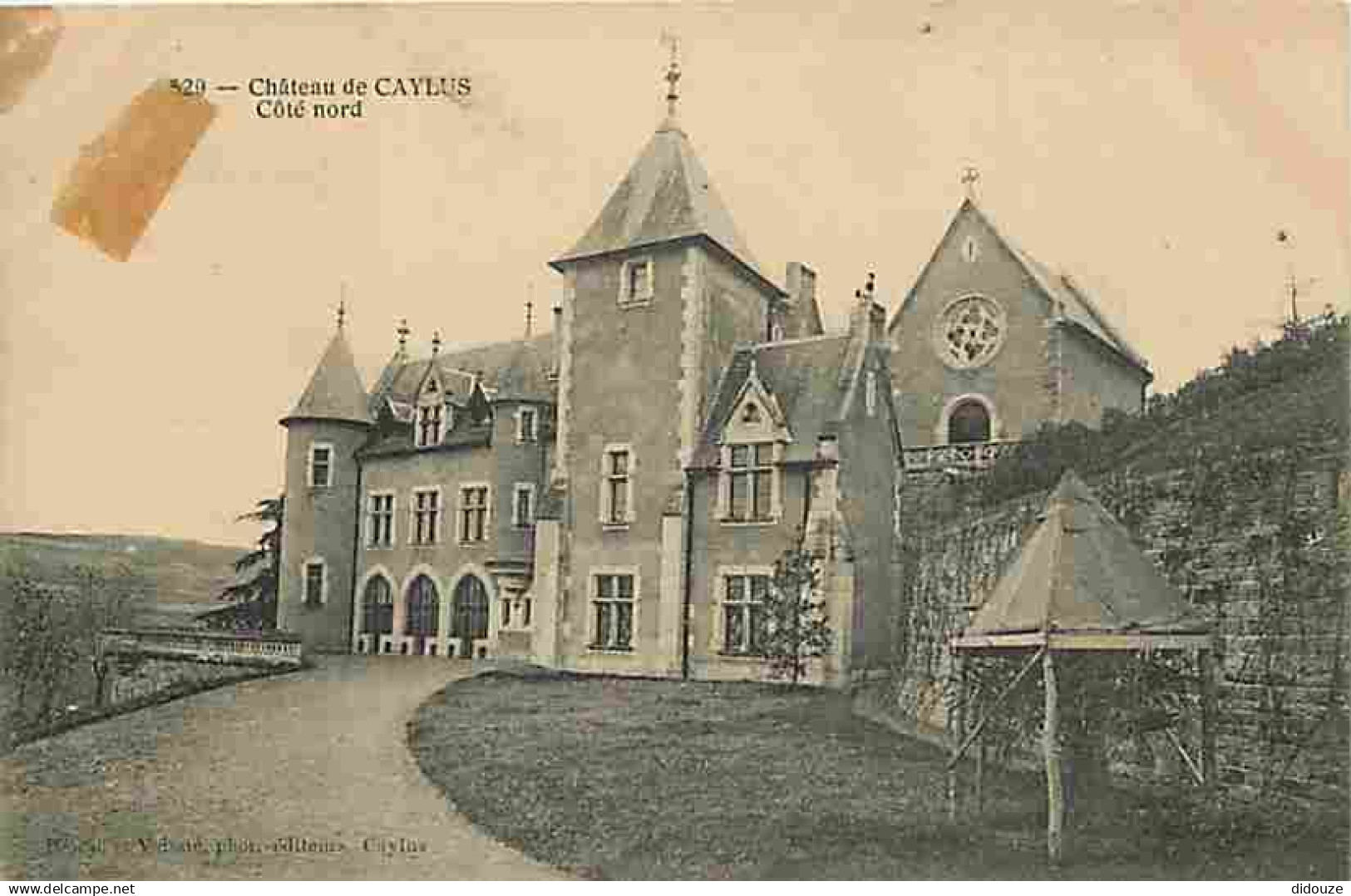 82 - Caylus - Château de Caylus - Coté Nord - Correspondance - Voyagée en 1908 - CPA - Voir Scans Recto-Verso