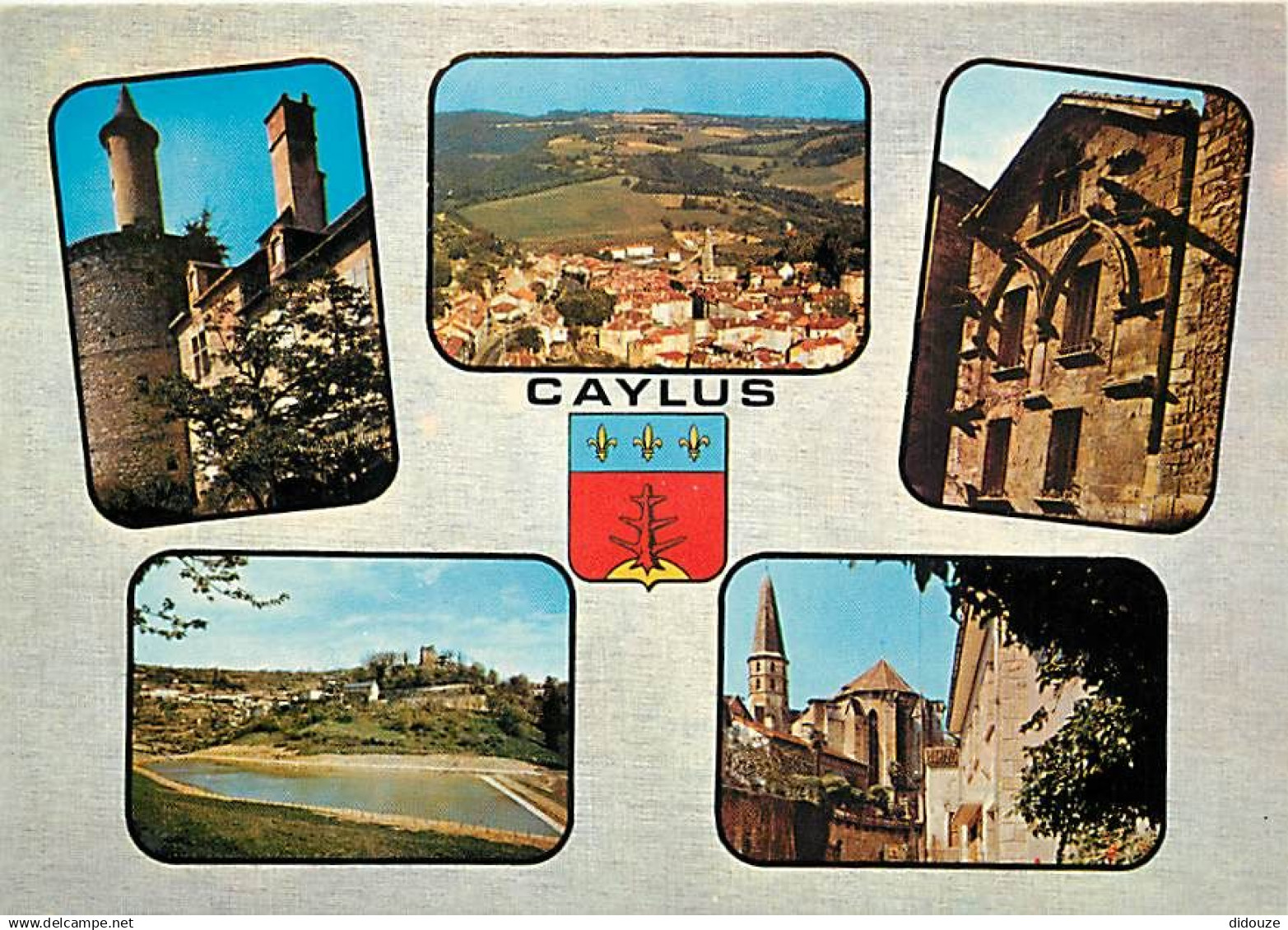 82 - Caylus - Multivues - Blasons - CPM - Voir Scans Recto-Verso