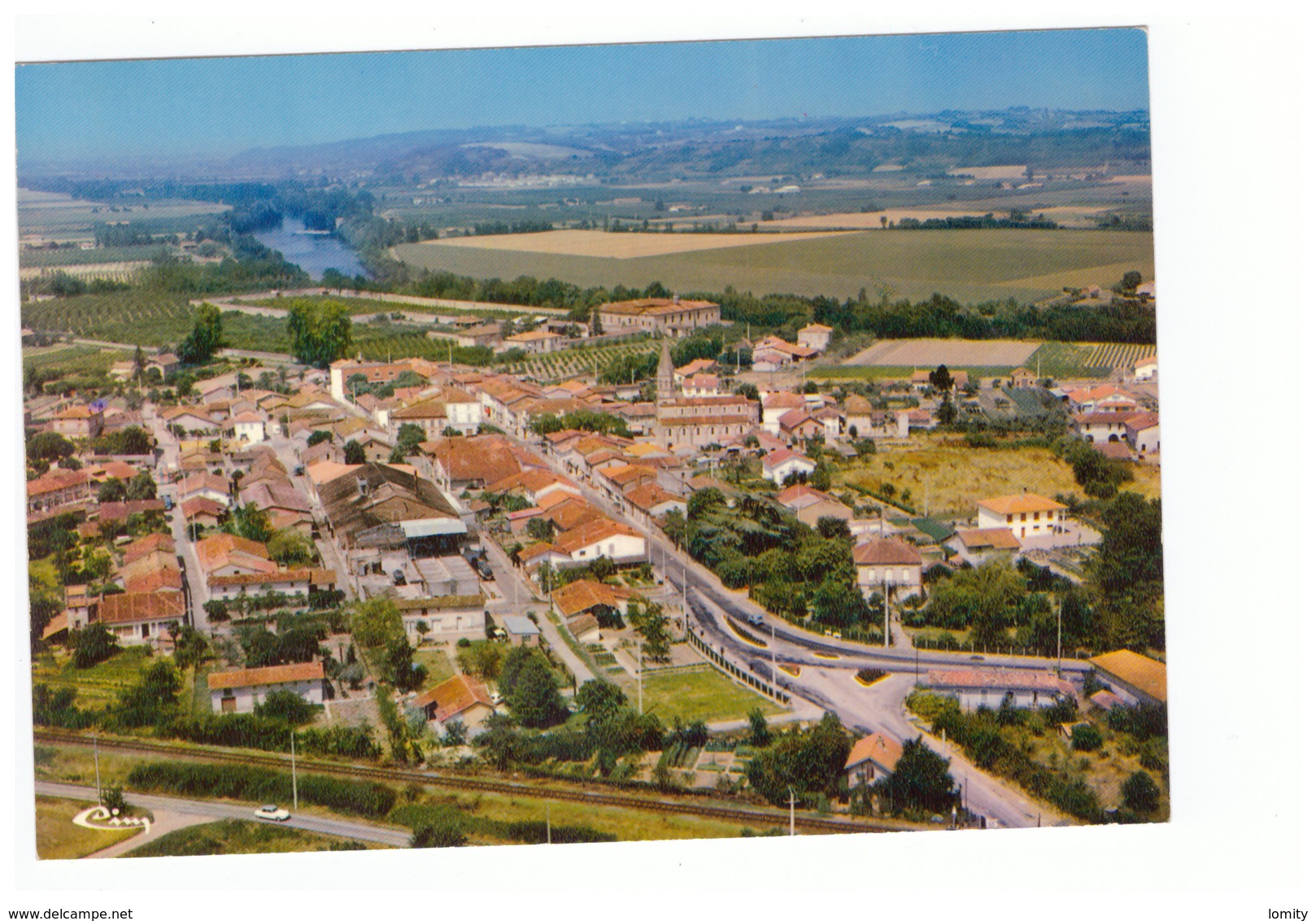 82 labastide st saint pierre vue aerienne cachet 1976