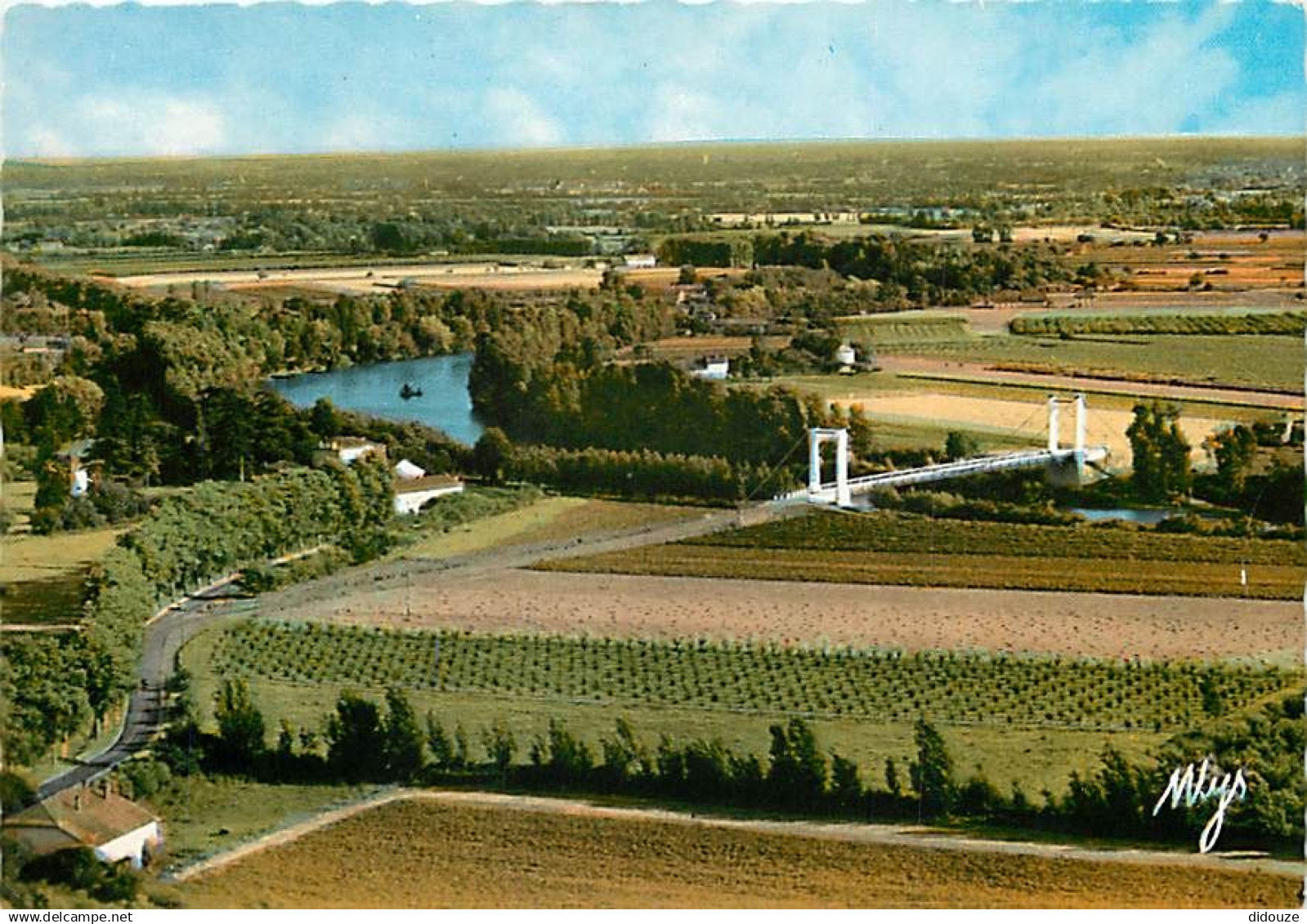 82 - Lafrançaise - Pont sur le Tarn et vue sur la plaine - Vue aérienne - CPM - Voir Scans Recto-Verso