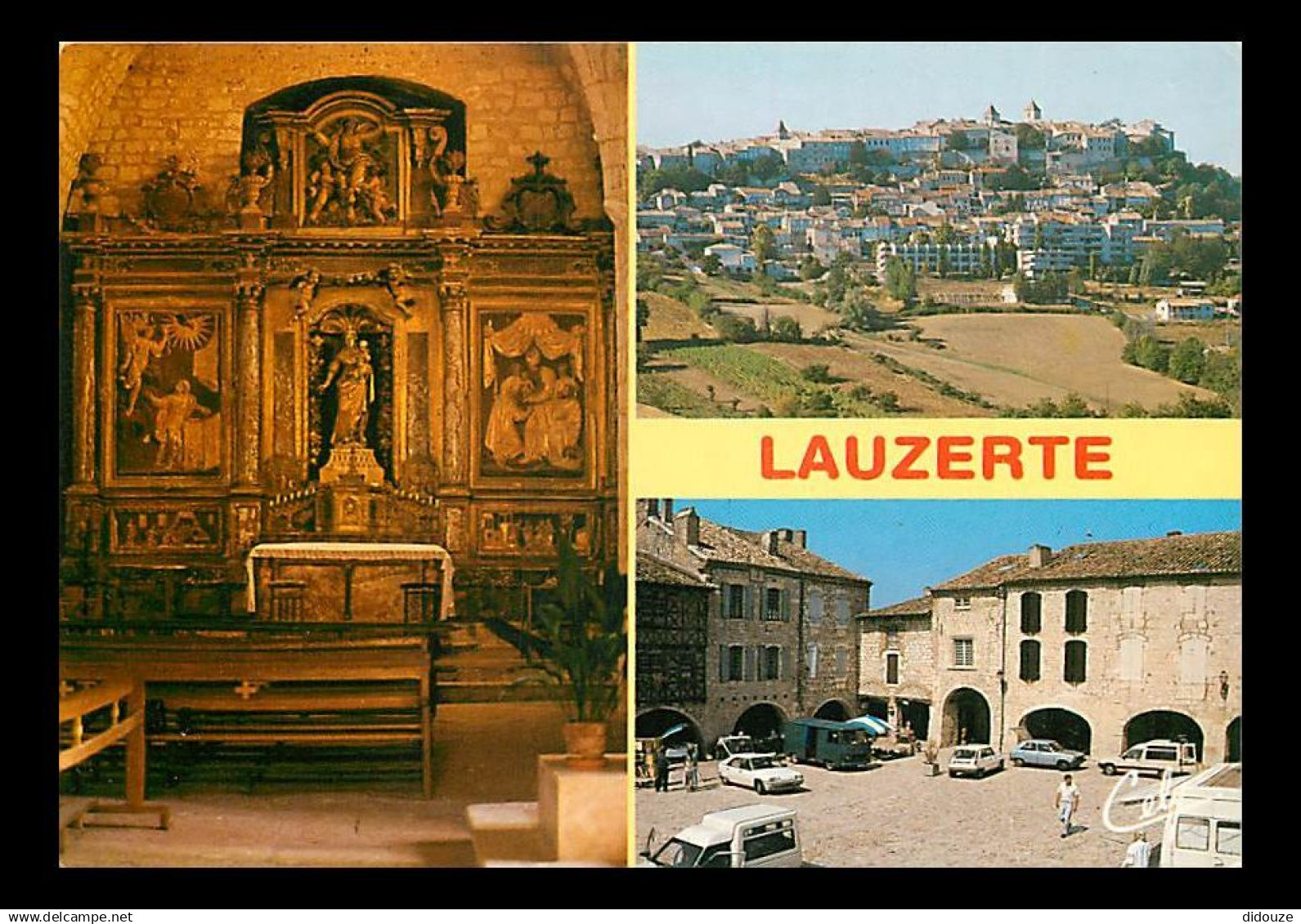 82 - Lauzerte - Multivues - Art Religieux - Automobiles - CPM - Voir Scans Recto-Verso