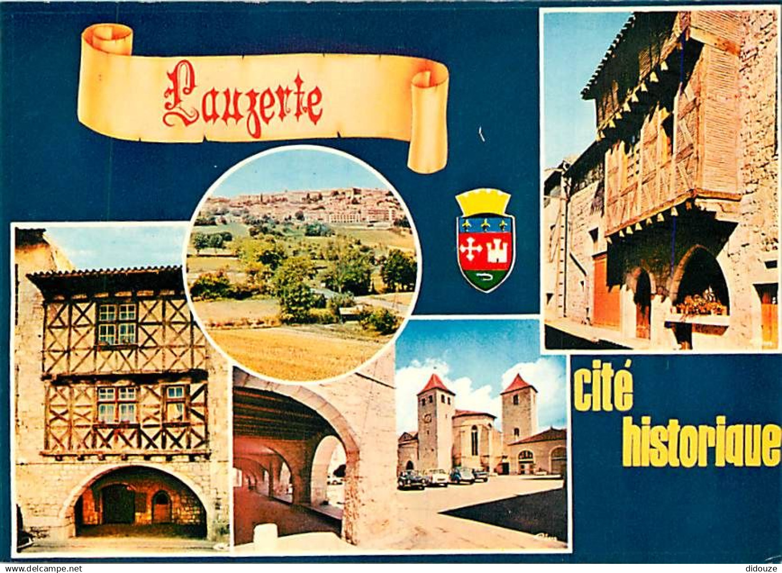 82 - Lauzerte - Multivues - Automobiles - Blasons - Carte Neuve - CPM - Voir Scans Recto-Verso