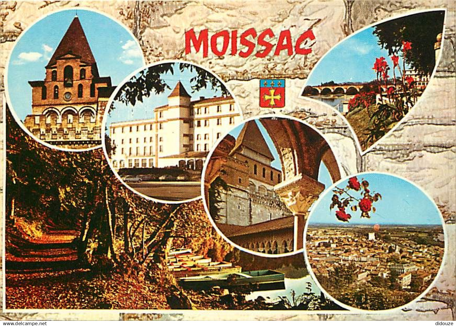 82 - Moissac - Multivues - Blasons - CPM - Voir Scans Recto-Verso