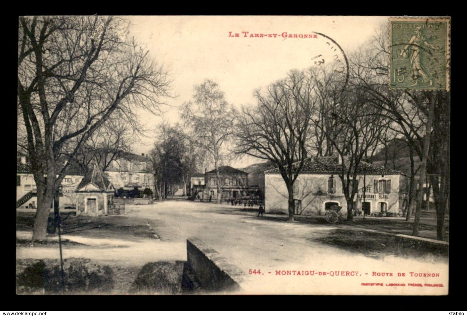 82 - MONTAIGU-DE-QUERCY - ROUTE DE TOURNON