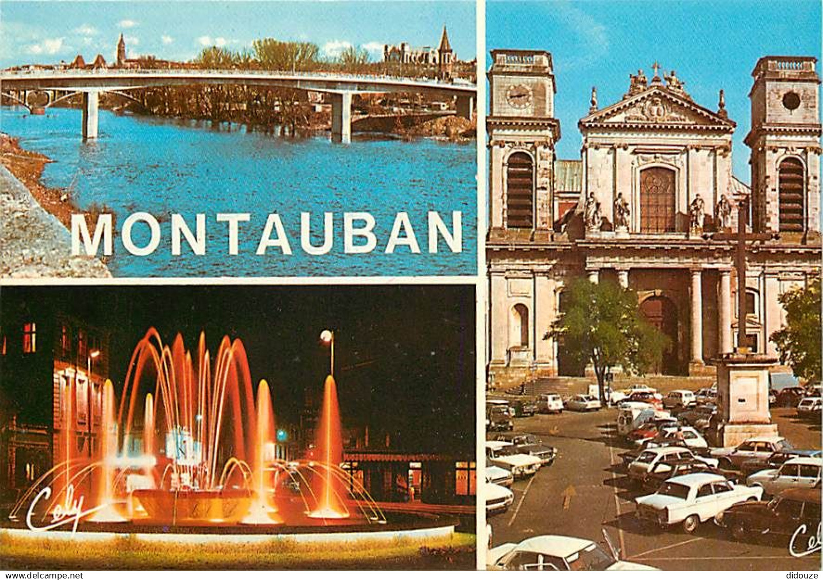 82 - Montauban - Multivues - Automobiles - Fontaine - Flamme Postale de Montauban - CPM - Voir Scans Recto-Verso