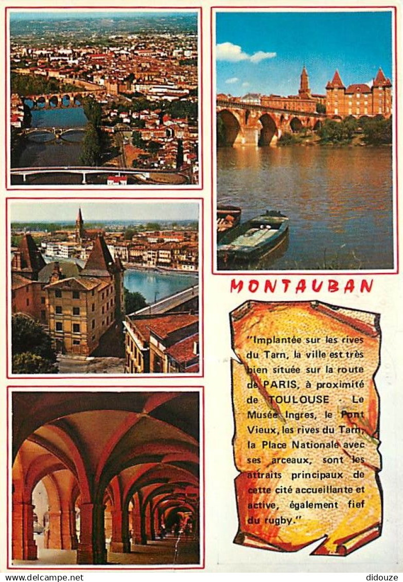 82 - Montauban - Multivues - Flamme Postale de Montauban - CPM - Voir Scans Recto-Verso