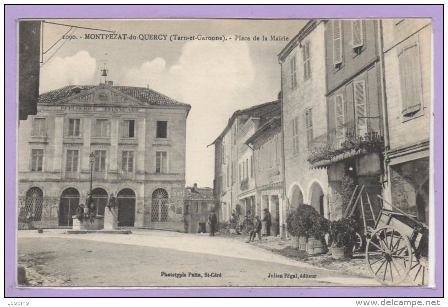 82 - MONTPEZAT de QUERCY -- Place de la Mairie