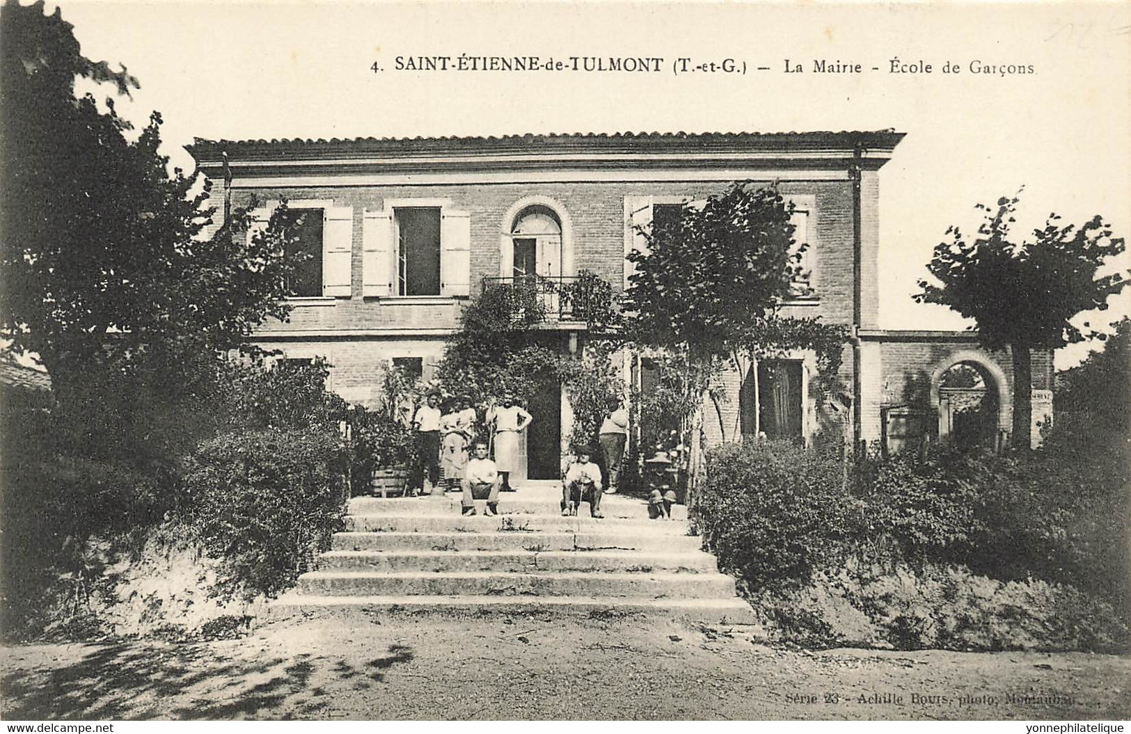 82 - TARN ET GARONNE - SAINT-ÉTIENNE-DE-TULMONT - mairie, école des garçons - animation - superbe - 10049